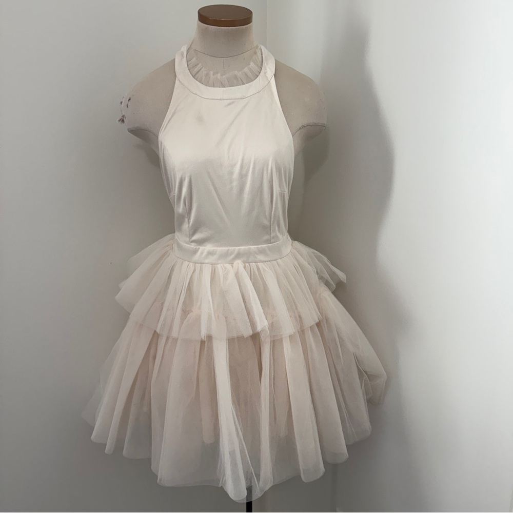 NEW Mable Small Ivory Tillie Mini Dress ~‎ Party Fairy Coquette Festive HOCO